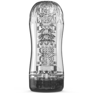 male sex toys: ToyJoy Hero Clear Blast Vacuum Stroker