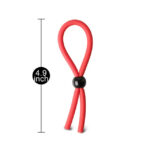 Red Adjustable Cock Ring, cock ring (image 3)
