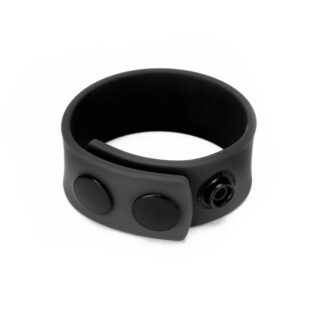 Cock Rings: Prowler Red Silicone Adjustable Cock Strap Black