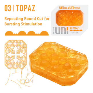 Male Masturbators: Tenga UNI Topaz Sleeve Masturbator
