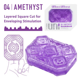 Male Masturbators: Tenga UNI Amethyst Sleeve Masturbator