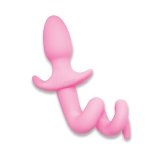 Animal Play Plugs: Furry Tales Silicone Piggy Tail Butt Plug Animal Play Plugs: Furry Tales Silicone Piggy Tail Butt Plug