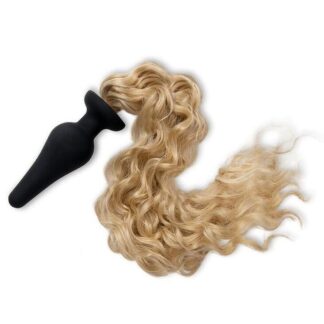 Animal Play Plugs: Furry Tales Silicone Pony Tail Butt Plug Animal Play Plugs: Furry Tales Silicone Pony Tail Butt Plug